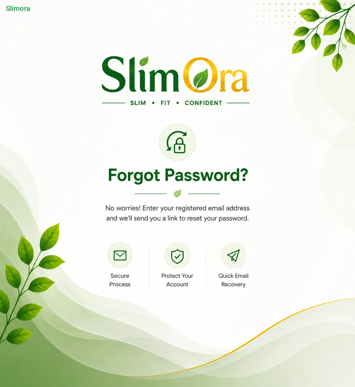 Forgot Password Page Image