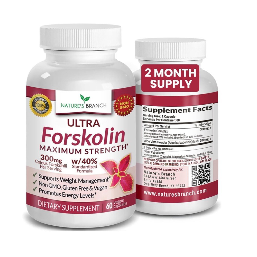 Nature's Branch Ultra Forskolin Capsules